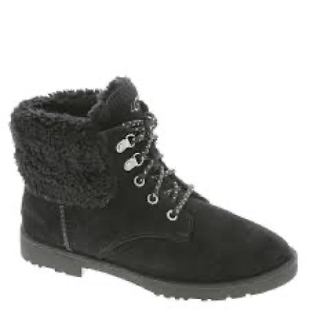UGG Romely Heritage Lace NWOT Women's Black Wool Lined Winter Boots Sz‎ 9.5